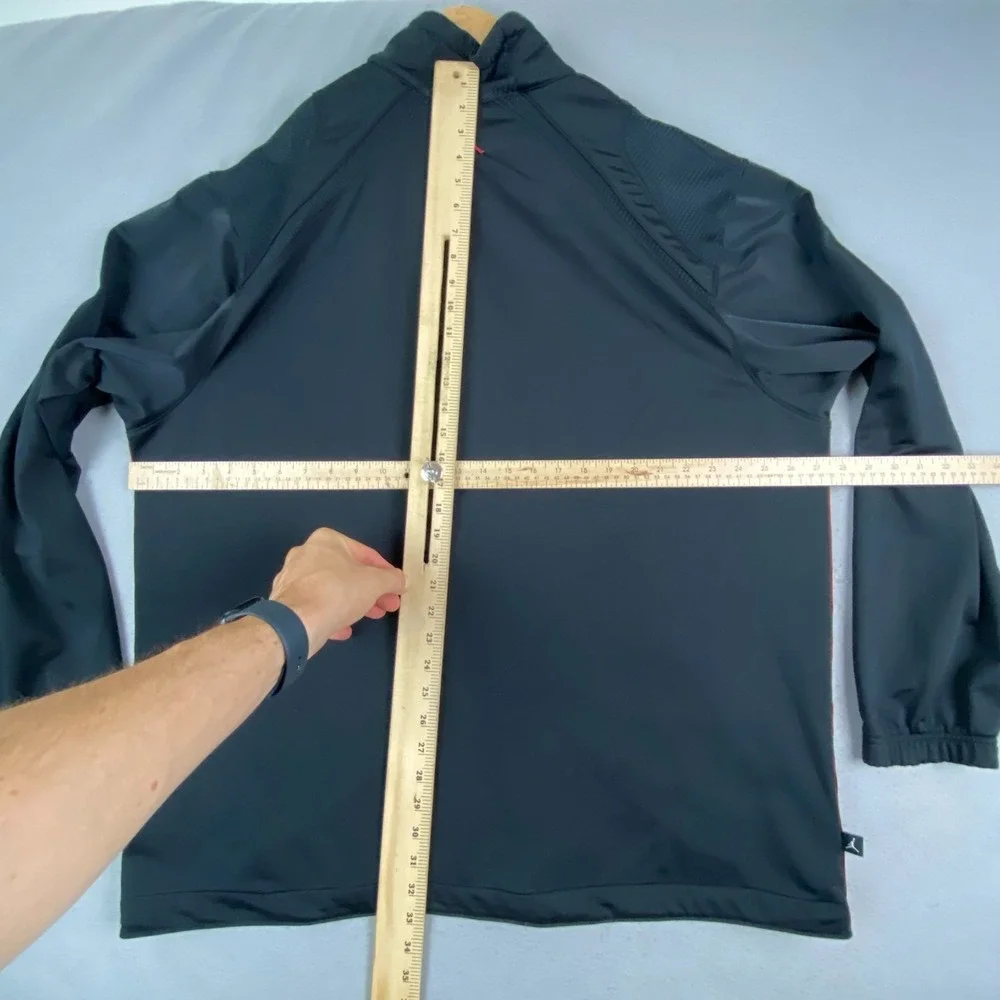 Jordan Jacket Mens XXL Full Zip Windbreaker black 356039-010 Jumpman Logo Rare
